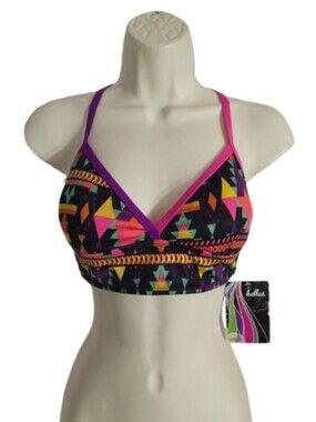 Dolfin Bikini Top Aztec Neon Pink Size S